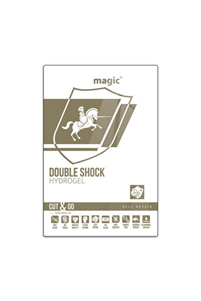 Magic Folie hidrogel auto-reparabilă Double Shock – set de 50 bucăți. transpa...