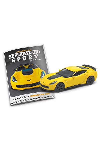 WELLY Sigilat- Chevrolet Corvette Z06 - Colectia Supermasini Sport 2026- Nr.3...