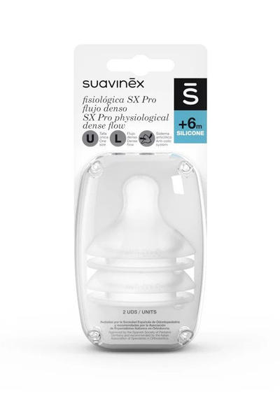 Suavinex Silikon 2'li Biberon Emziği Hızlı Akış