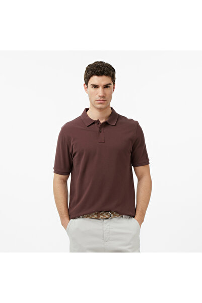 Nautica Erkek Kahverengi Regular Fit Polo Yaka T-Shirt