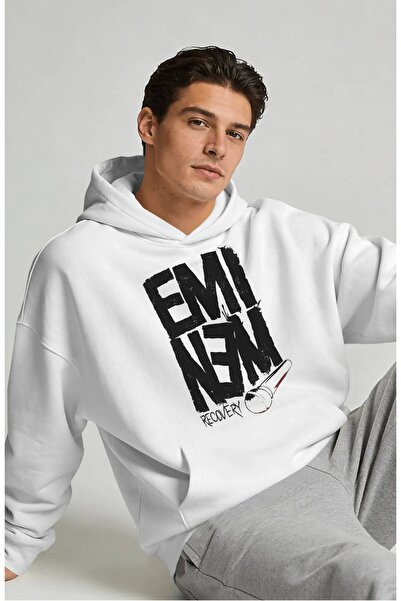 SEVBANO Eminem Rapper Singer Back Printed Unisex Oversize Premium Hoodie