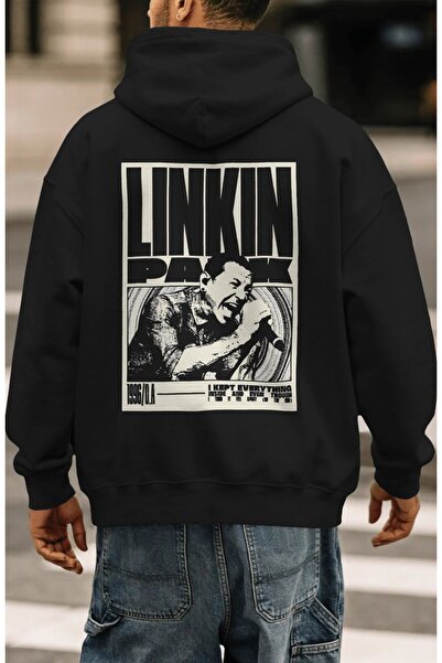 SEVBANO Linkin Park Rock Metal Music Band Back Printed Unisex Oversize Premiu...