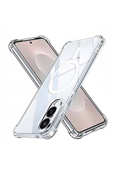 Techsuit Husă pentru Samsung Galaxy S25 Edge, Antișoc, din Silicon Transparen...
