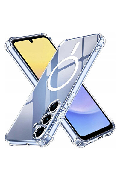 Techsuit Case for Samsung Galaxy A15 4G, Shockproof Clear Silicone MagSafe, t...