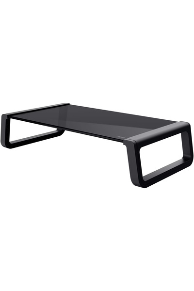 Trust Suport monitor Monta, 41 x 22 x 10 cm, sticlă securizată, Organizator d...