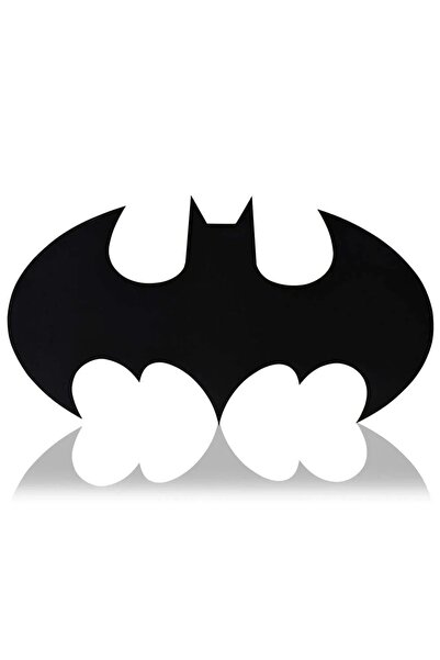 OEM Decor de perete LED model Batman, MDF, 50x25 cm, negru