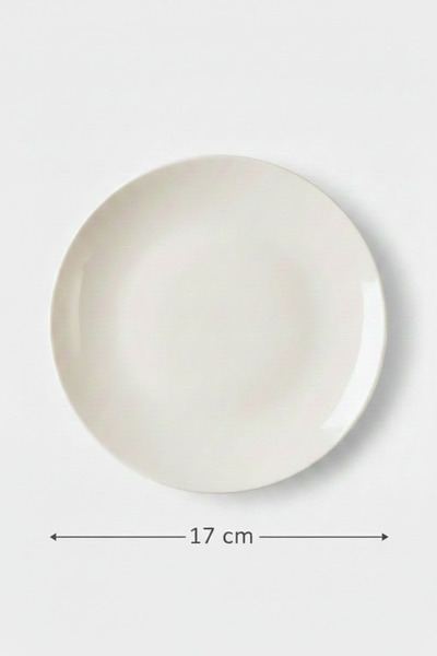 rinart 12-Pack Valencia Flat Plate 17cm Cream