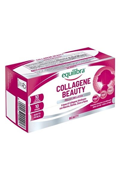 Equilibra COLAGEN BEAUTY, Supliment cu colagen, vitamine și minerale pentru s...