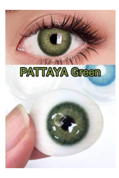 Satfinder PATTAYA green BATMA YANMA YAPMAZ YUMUŞAK GÖZ LENSİ 12 AY KULLANIM S...