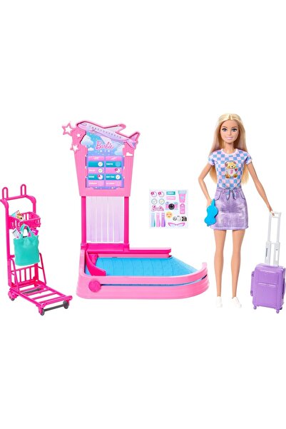 Barbie Bagaj Teslim Noktası Oyun Seti JMJ49