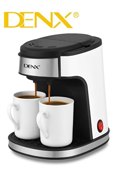 Denx DX3413 Drip Coffee Maker – 240ml Portable Electric Espresso & Filter Cof...