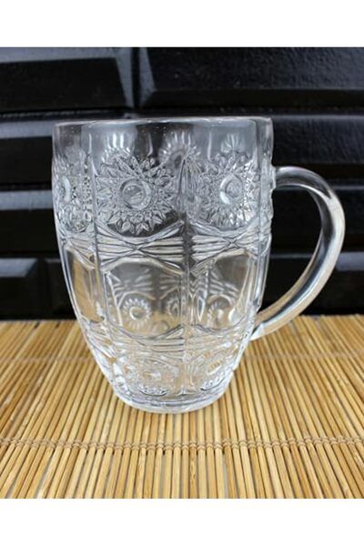 Yıldızan 2-Pack Luxury Glass Mug Large Size Mug 500ml 1302237