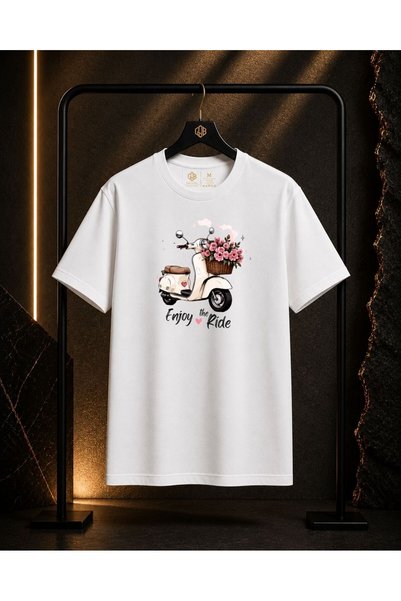 GOB Collection Unisex Floral Scooter Women's Motor Printed 100% Cotton Oversi...