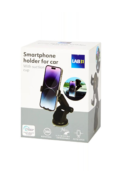 Evendi Suport pentru telefon, Negru