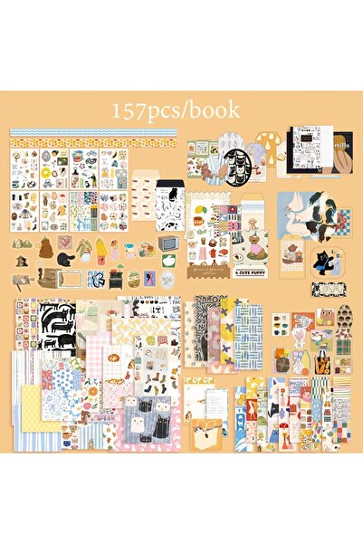 Choice مجموعة أدوات القرطاسية S31983-1 من Mr.Paper، طقم تزيين دفاتر الملاحظات...