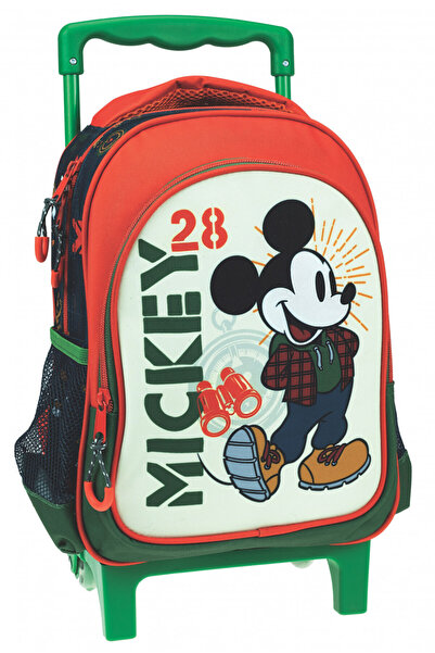 Disney Mickey Hike rucsac cu roți de grădiniță, geantă 30 cm