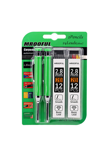 Choice green card set Professional Woodworking Pencil Card Set with 2.8mm Ref...