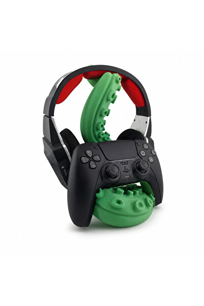 Generic Brand Suport Controller PS5 si casti Leviros, PrintForge®, printat 3D...