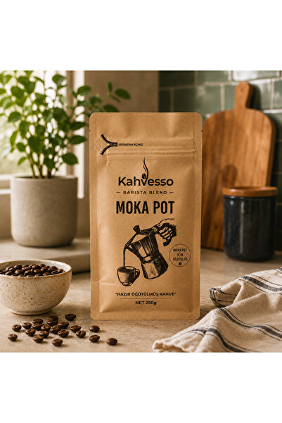 Kahvesso Barista Blend - Moka Pot İçin Öğütülmüş - 250gr