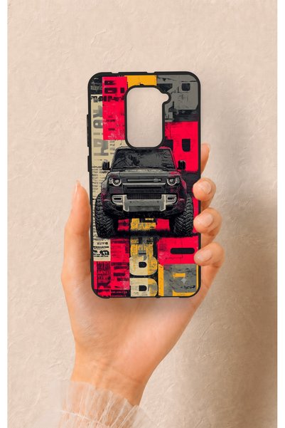 Vip Case حافظة سيليكون متوافقة مع هاتف Redmi Note 9 بنمط شاحنة ديفندر