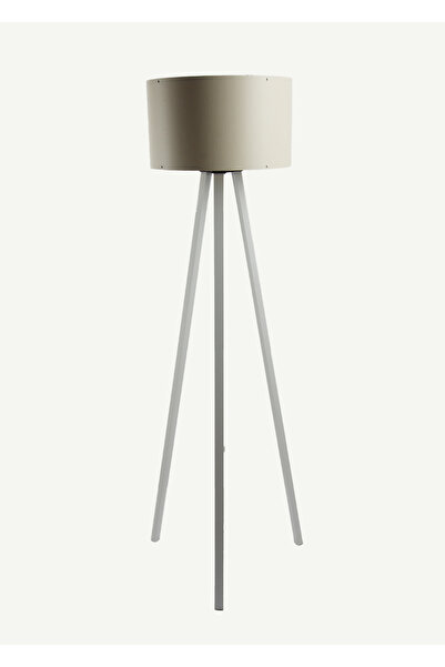 Bella Maison Peggy Demonte Tripod Lambader Finlin Krem-Beyaz (36x36x140 cm)