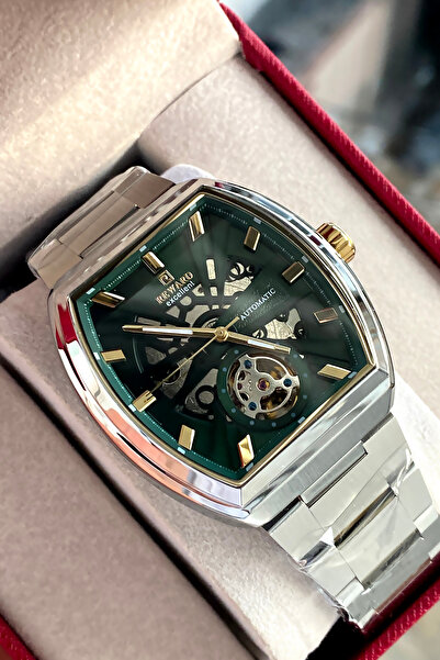 Reward Automatic Mechanism Steel Cord 2 Year Warranty Men's Wristwatch
