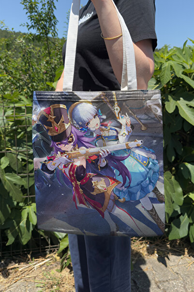 ZipZap Chevreuse Genshin Impact V5 Double-Sided Canvas Print Tote Bag Anime Bag