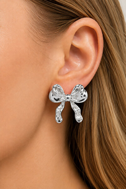 MRK Women's Minimal Bow Earrings
