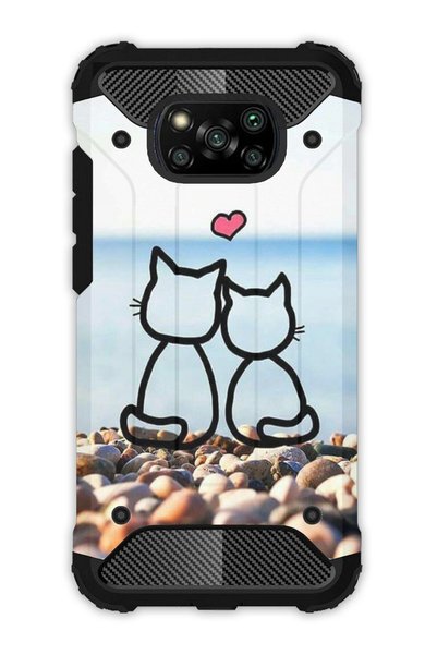 EGSTECH حافظة Poco X3 Nfc - X3 Pro من نوع Army Tank للحماية الكاملة ضد الصدما...