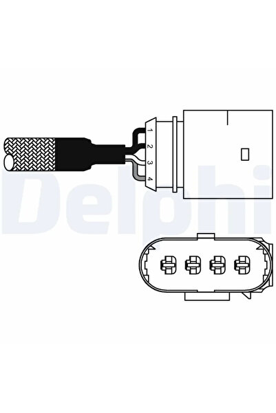 DELPHİ Sonda Lambda Audi A3/A4 B5/A6 C5 Seat Alhambra/Arosa/Cordoba 1993-2019