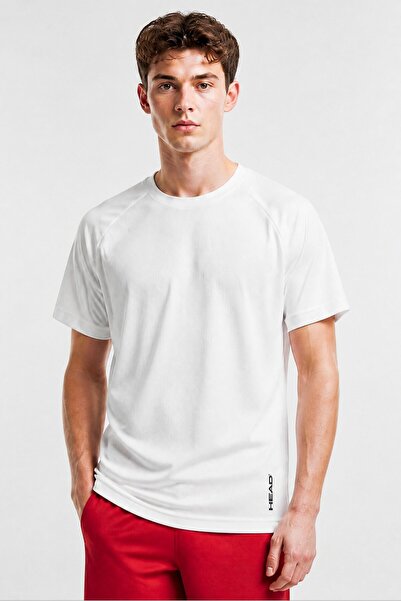 Head Men Classic Fit Short Sleeve Training T-Shirt, White