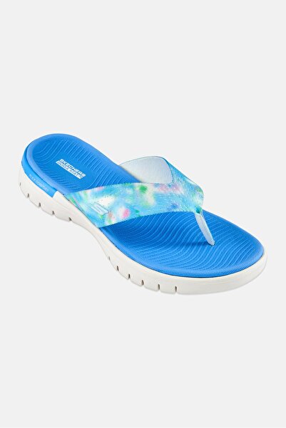 SKECHERS شباشب نسائية سهلة الارتداء من وومن أون ذ ذو جو فليكس، باللون الأزرق