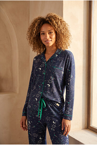 Katia&Bony Kadın Blue Harmony Pijama Takımı Lacivert