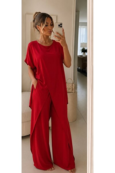 prettybrand Compleu format din bluza asimetrica si pantalon