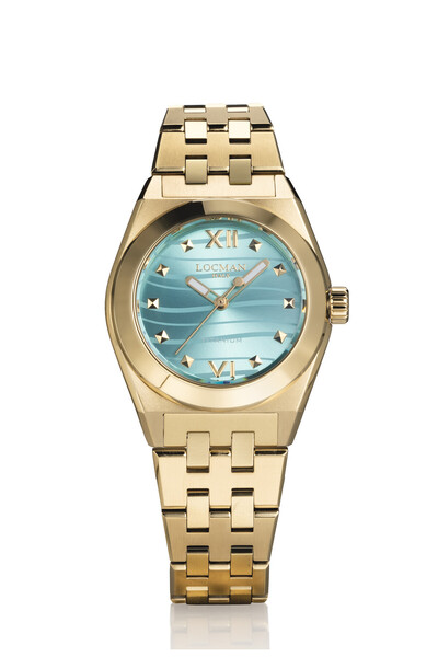 Stealth Titanium Lady Mavi Gold Çelik Kadın Kol Saati