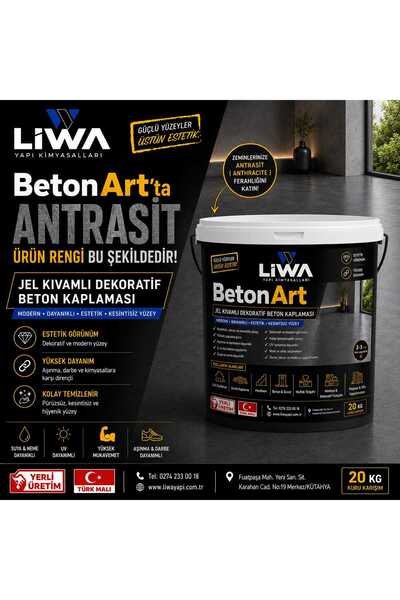 liwa yapı kimyasalları Liwa BetonArt Jel Kıvamlı Kendiliğinden Yayılan Dekora...