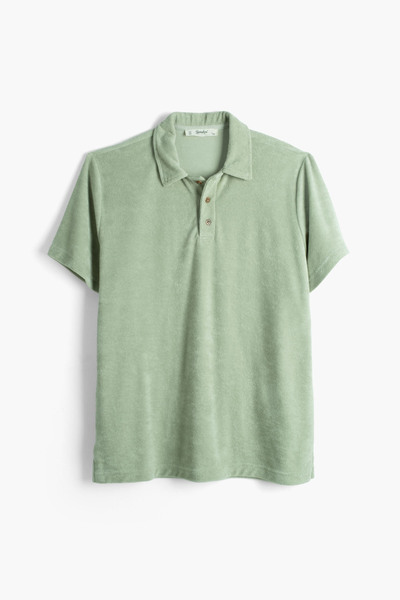 İpekçi Otantik Terry Flow Cotton Collared Men's T-Shirt Island Tea