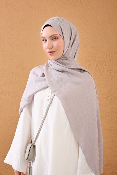 Silk Home Naia Cotton Shawl Lune Silver