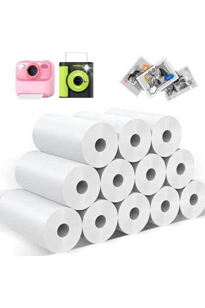 Generic URBAN 12 Rolls Kids Instant Camera Print Refill Paper- Photo Printer ...