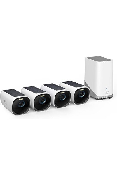 Eufy Security eufyCam 3 Wireless Outdoor Security Camera System, 4-Cam Kit, 4...