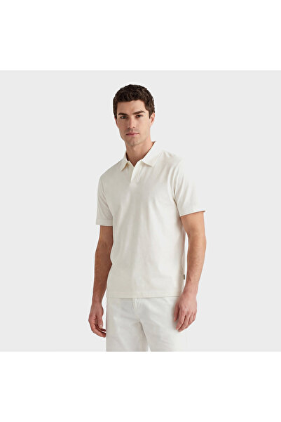 Gant Men's White Regular Fit Polo Neck T-Shirt