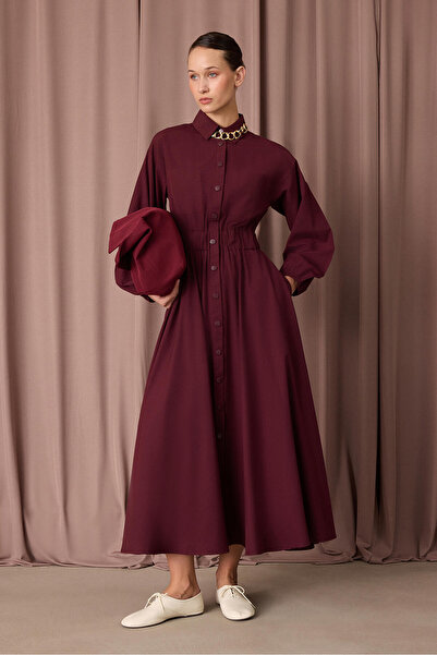 Touché Privé Elastic Waist Poplin Dress