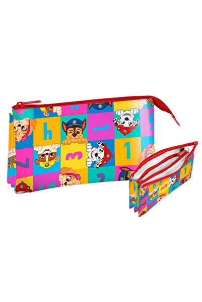 PAW PATROL Patrula Cățelușilor geantă de toaletă pentru copii, penar cu 3 com...