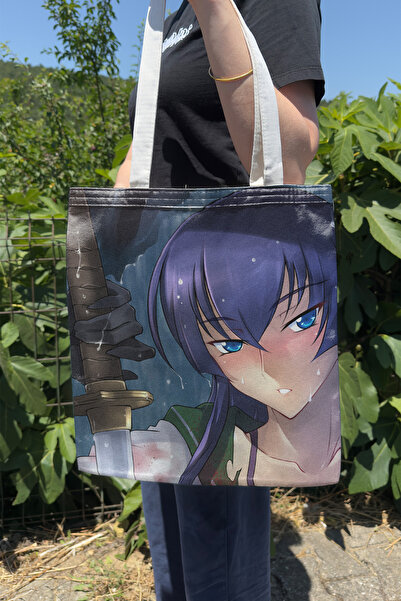 ZipZap Highschool of the Dead V2 Summer Winter Double-Sided Canvas Print Tote...