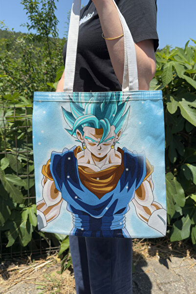 ZipZap Dragon Ball V4 Summer Winter Double-Sided Canvas Print Tote Bag Anime Bag