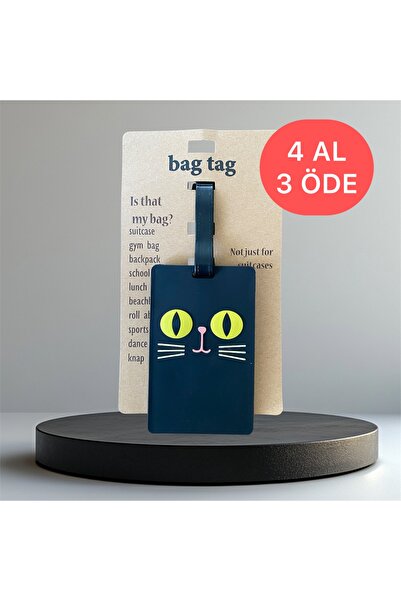 Atelier Licia Suitcase Tag Colorful Silicone Luggage Tag with Name Tag - Lugg...