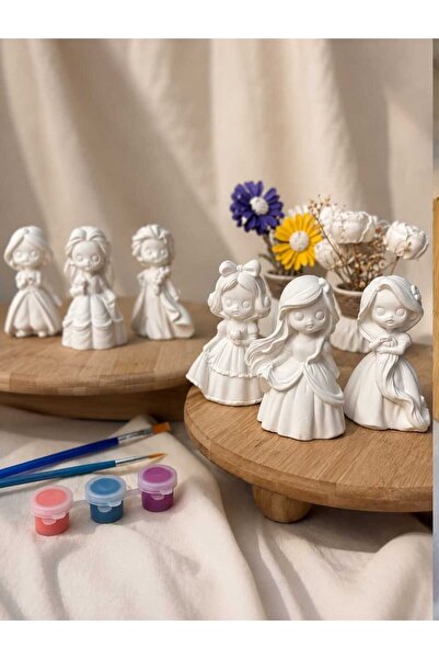 STELLA CANDLE WORKSHOP Princess Stone Painting 6-Piece Mother Child Adult Act...