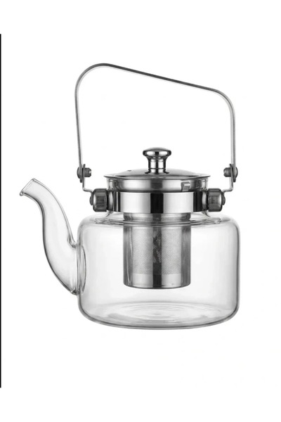 cc bin shihon 500ml Heat-Resistant Glass Teapot with Stainless Steel Handle