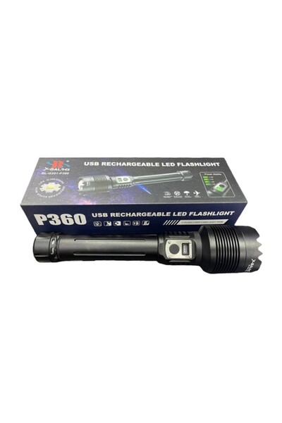 X-Balog Επαναφορτιζόμενος φακός χειρός LED BL-G201-P360 - OEM
