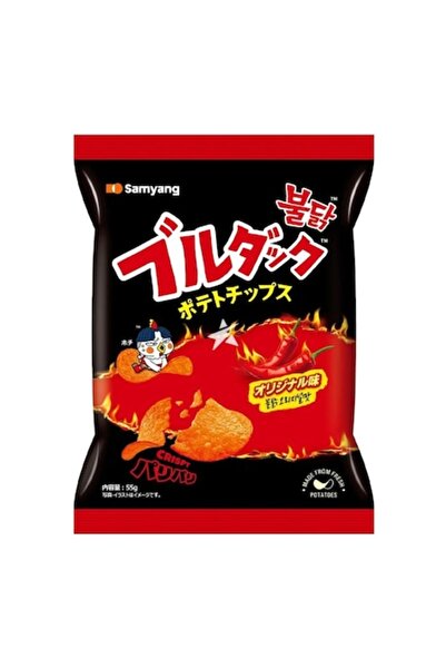 SAMYANG Buldak Hot Chicken Chipsuri de cartofi cu aromă originală 55g